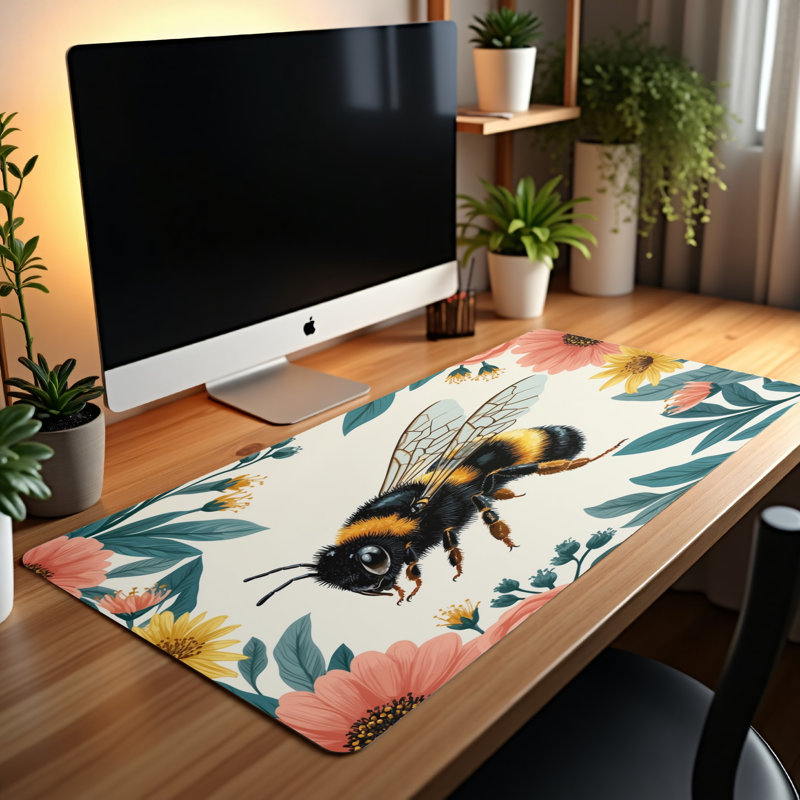 Polyester Desk Pad, 31.5x15.5