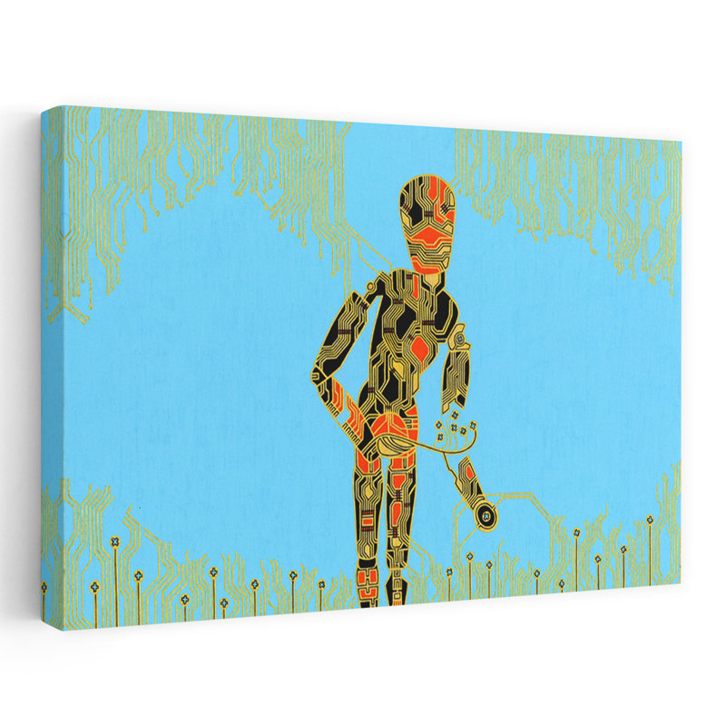 Art contemporain contemporain abstrait, H 8 po x l 12 po
