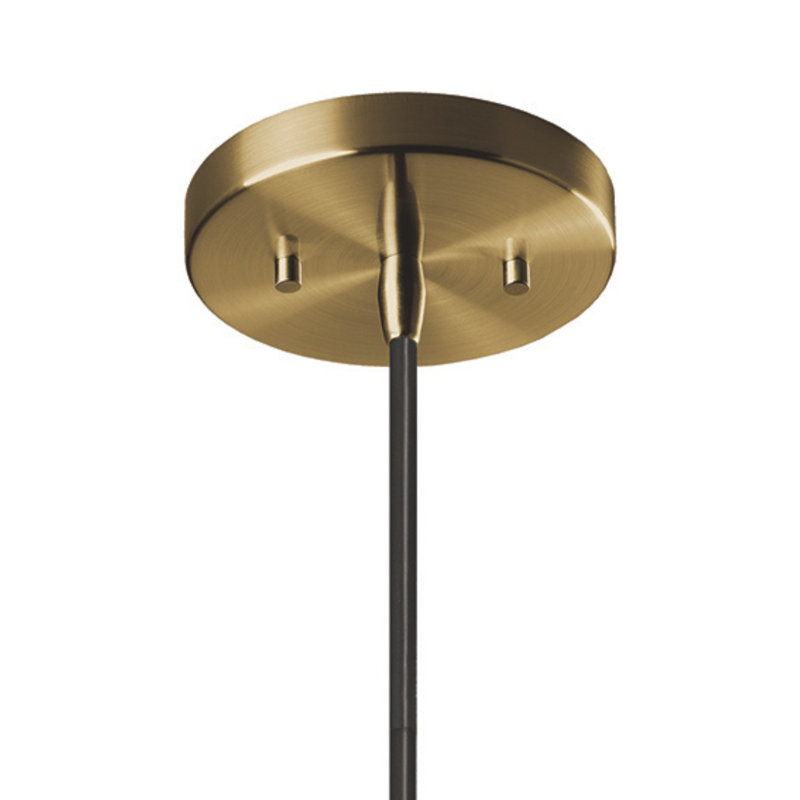 Genessis 1 - Light Single Pendant, Antique Silver, Antique Brass