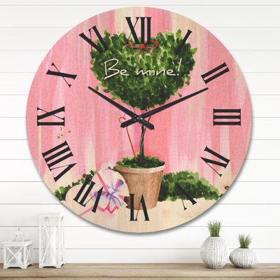 Solid Wood Wall Clock