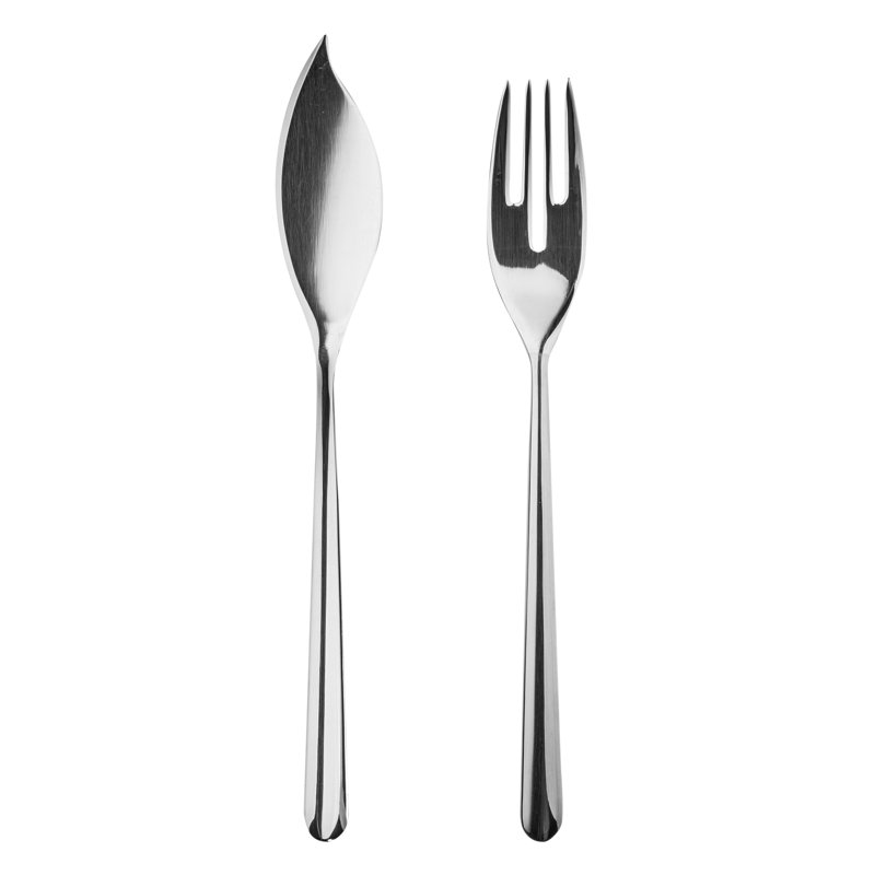 Ensemble de couverts Linea - 24 pièces - Acier inoxydable, Argent argent