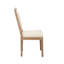 Chaise d'appoint rembourrée en lin Haile-1912570700