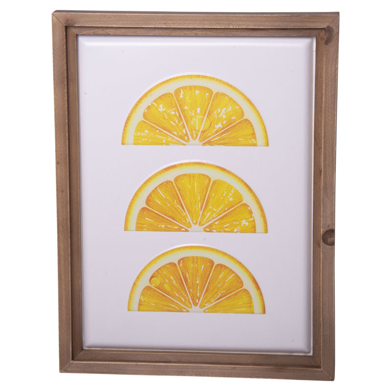 MÉTAL / BOIS Signe des citrons