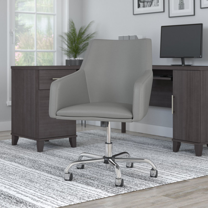Somerset Vinyl Task Chair, White