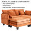 Canapé-lit modulaire en chenille | Canapé modulaire convertible Cloud Style, tissu doux, mobilier de salon moderne-1547786059