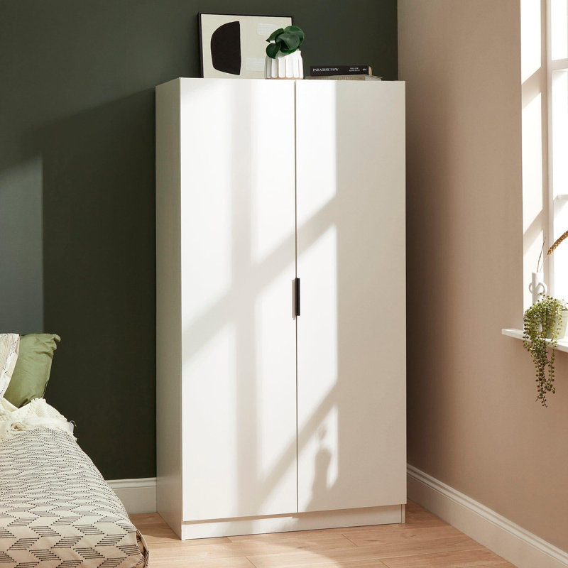Glenhaven Tall Cabinet / Wardrobe - White, White
