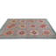 Tapis oriental moderne unique gris clair 4 x 6 One-of-a-Kind