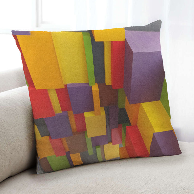 Coussin décoratif, Microsuède