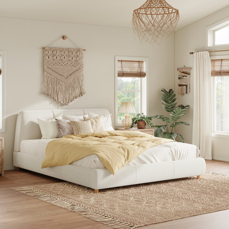 Lit tapissier moderne, Grand