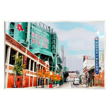 Boston Red Sox Poster - Fenway Park Vintage Print - Red Sox Art