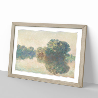 The Seine at Giverny by Claude Monet - Picture Frame Painting