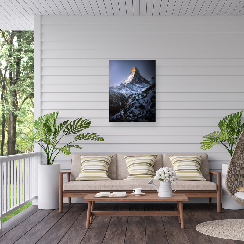 Timo Heinz  Matterhorn Outdoor  Canvas, 14" H x 19" W