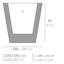 Cone Resin Pot Planter-65387070-65387071
