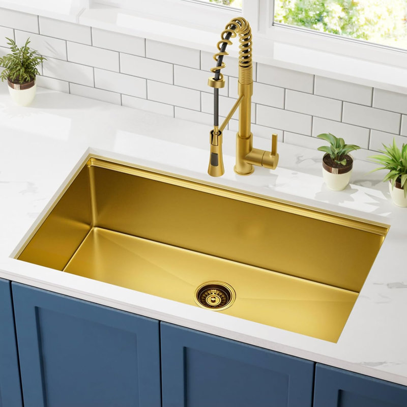 Deep Undermount Single Bowl Sink