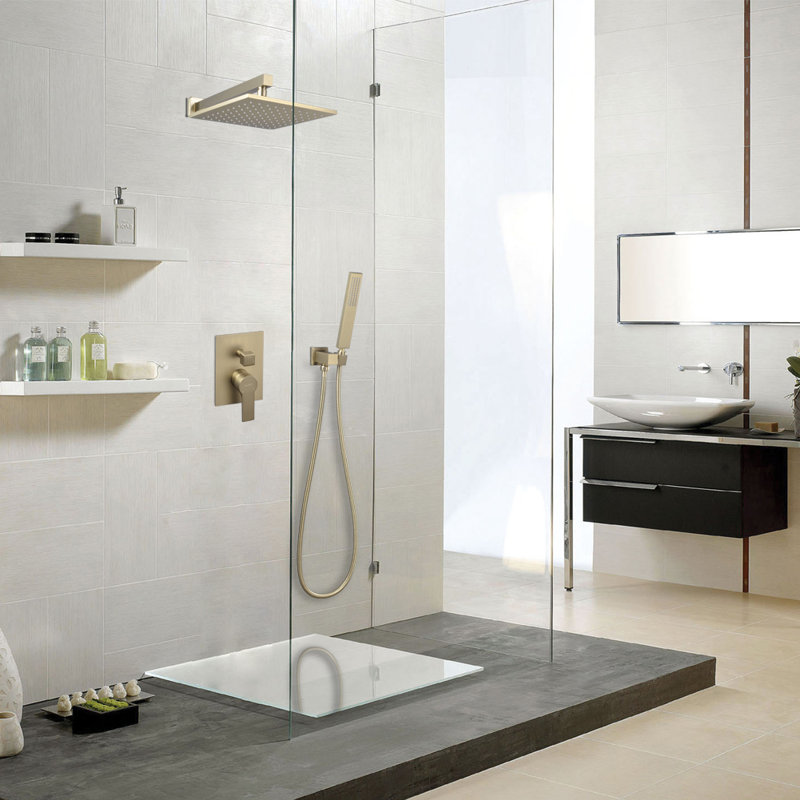 Système de douche complet avec valve brute
