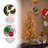 Champagne Tinsel Tree with Clear Lights-1256393131