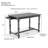 Rustic Gray 54" x 32" x 36" Bar Table with Built-In Storage Drawers-345809335
