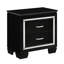 Glamourous 1Pc Table de chevet 2X Tiroirs à queue d'aronde Faux Alligator-1176936518