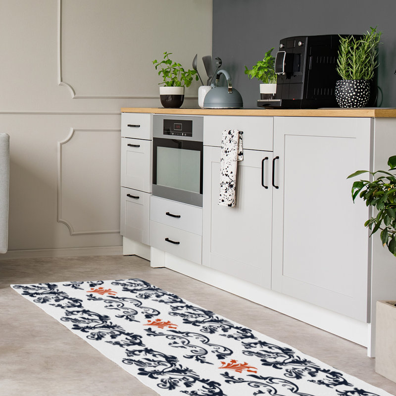 Tapis de couloir blanc