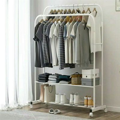 Berkhamsted 31.5'' Rolling Clothing Rack