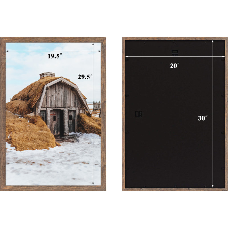 Keana Picture Frame - Set of 2, Brown, 20'' x 30''