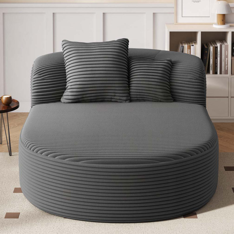 Méridienne Corduroy, Gris