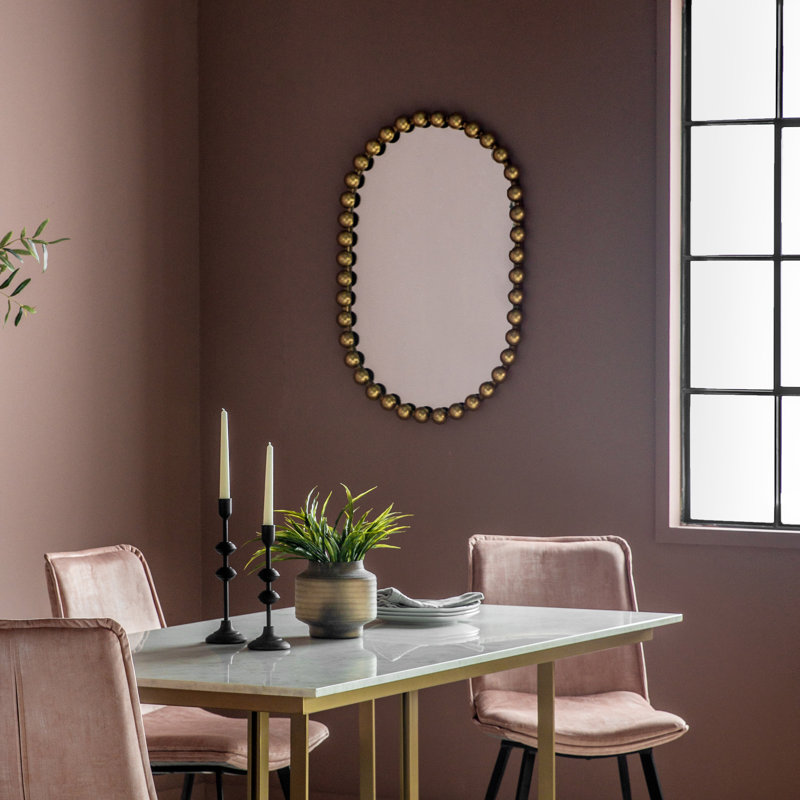 Kousgaard Flat Wall Mirror, Gold