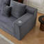 Canapé modulaire profond en velours côtelé avec porte-gobelets, aucun assemblage requis, parfait pour la vie moderne et un confort ultime-118055362-118055360