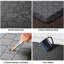 Tapis de cuisine Happytrends - noir - rembourré, anti-fatigue, épais, imperméable, antidérapant, confortable et ergonomique