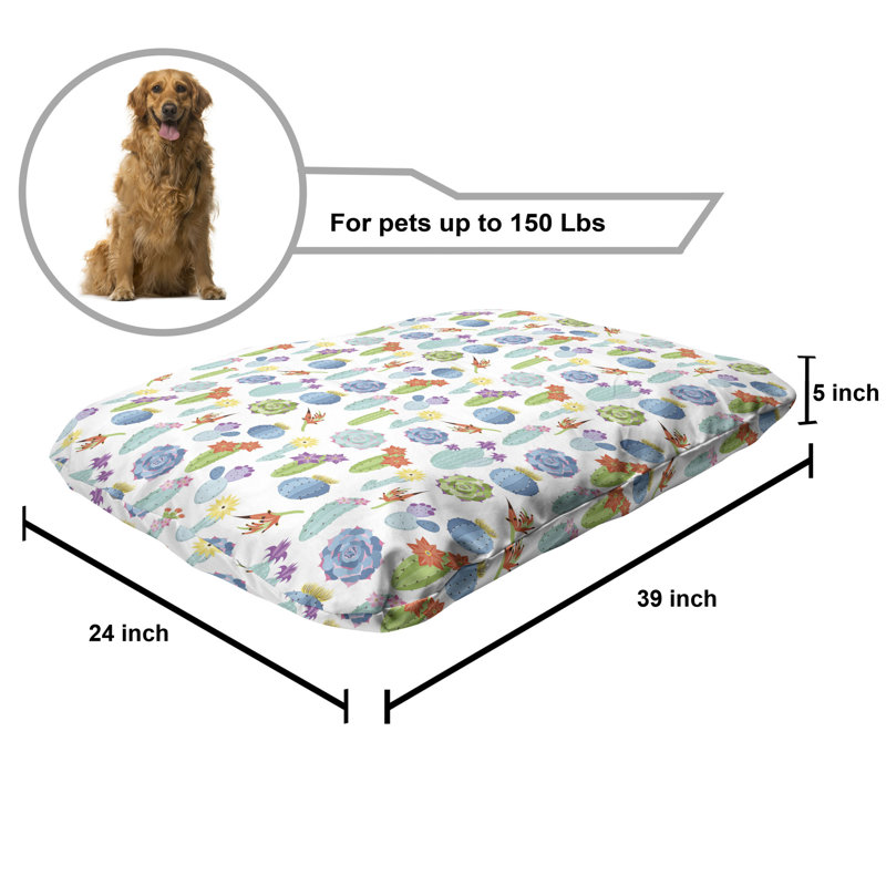 Multicolore, lit pour animal de compagnie Ambesonne