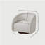 Chaise pivotante Sabbo Beige Boucle