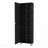 Mirror Linen Cabinet, Four Interior Shelves, Five External Shelves -Black-1228349338
