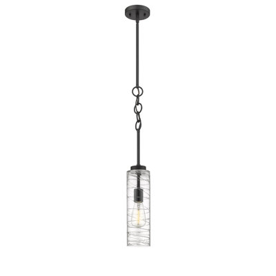 Luminaire suspendu cylindrique à 1 lumière Allisia