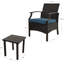 Ensemble de mobilier d'extérieur en osier 3 pièces Mikena Fields-306852872-306852878
