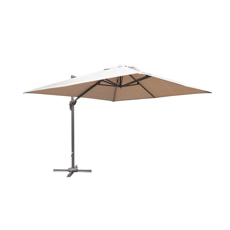 Parasol carré en porte-à-faux 120 po Delcastillo