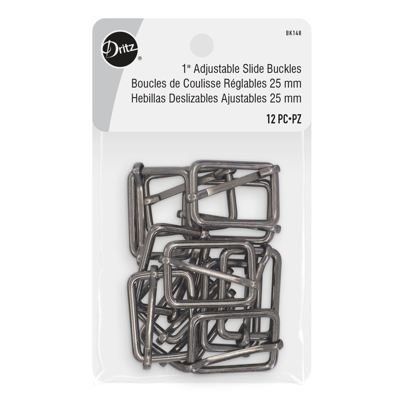 Boucles coulissantes réglables 1 po Dritz, Marron