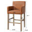 Tabourets de bar 30,5 pouces en tissu et bois d'hévéa amenata (ensemble de 2)-126526537-126526538