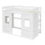 Lit mezzanine simple avec échelle-697368166-697368165