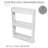 28.35'' H x 4.92'' W Utility Cart-49672910