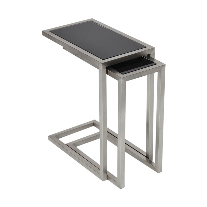 Table de bout Alfa, Noyer, Petit