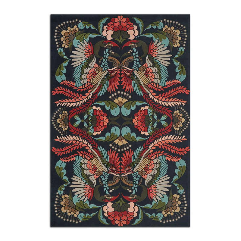 Tapis intérieur / extérieur en polypropylène tissé à la machine Cheralee, Rectangle 5 pi x 7 pi 7 po