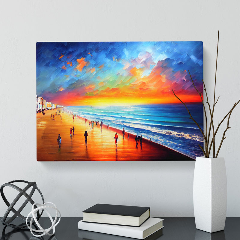 Beach View Vol.1 - Wrapped Canvas, 35cm H x 50cm W x 3cm D
