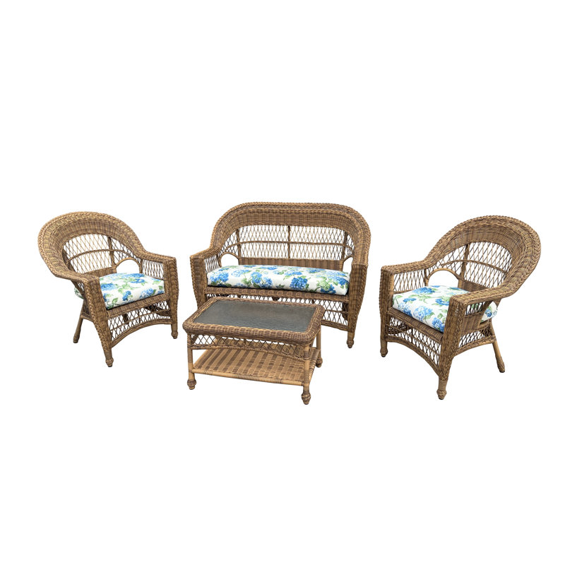 Ensemble de conversation avec coussins Sunbrella Camacho