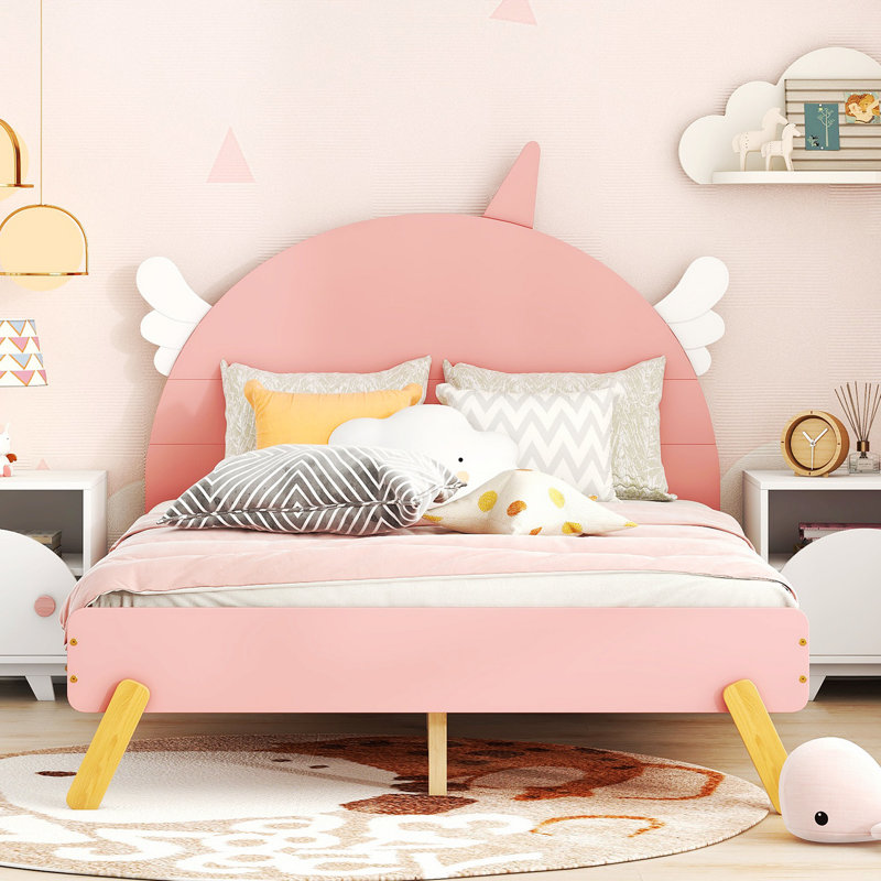 Base de lit plateforme avec tête de lit Hatherleigh, Double