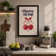 Cherry on Top Retro 1 Piece Wrapped Canvas Wall Art-205478769-205478773