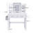 LED Mirror Vanity Dressing Table with Lights for Women & Girls - 3-Color Adjustable Light Strips