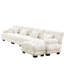 Canapé modulaire 4 pièces en chenille pour la vie - modulaire avec revêtement et coussins décoratifs-240715490-240715516