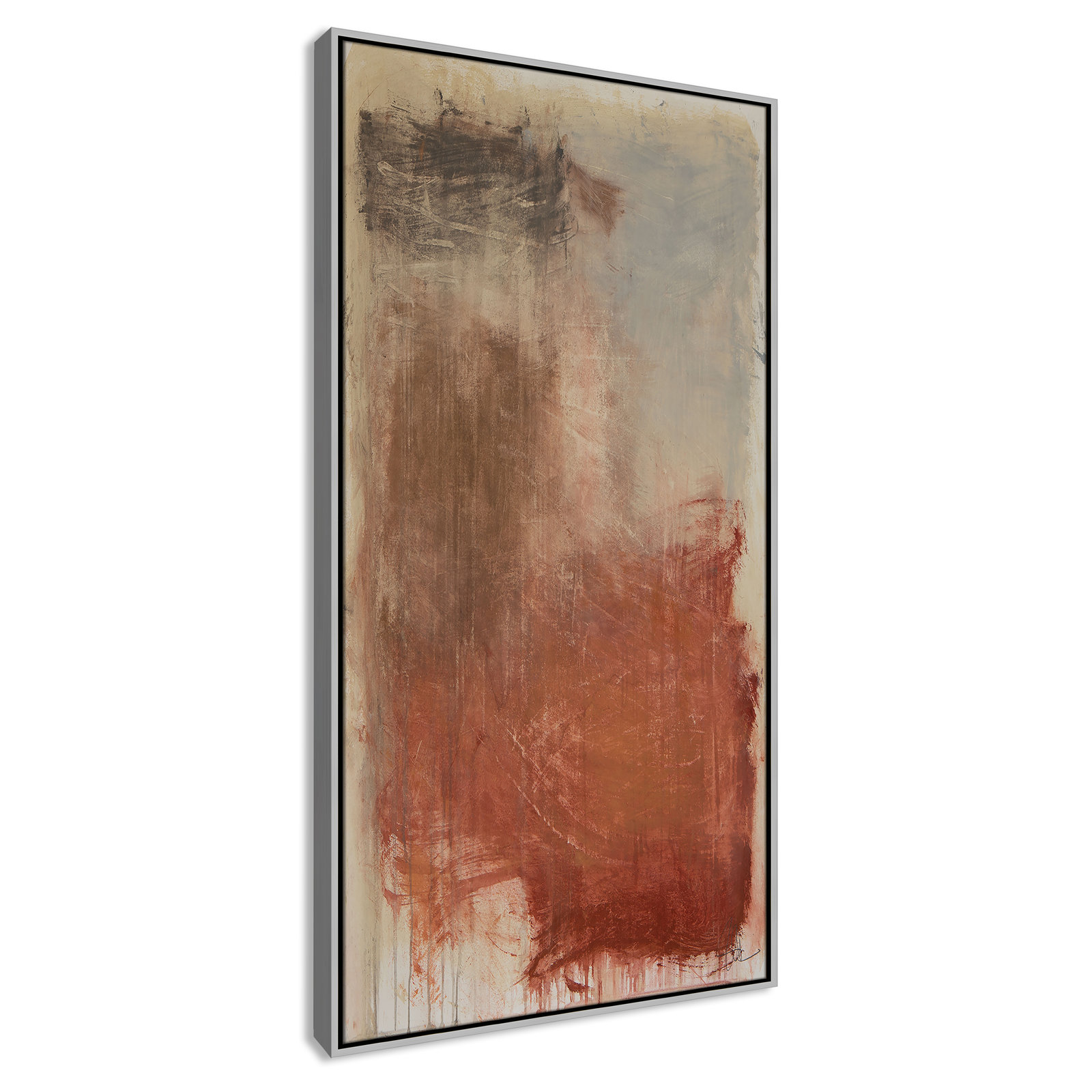 Colin "Autumn Over The Riviera" Print, 49.5" H x 25.5" W, Silver