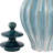 Modern Fluted Tall Ceramic Lidded Jar for Home Decor Display - Artistic Jar for Transitional Table Styling for Living Room - Green-1838408841-1838408844