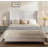 Albree Hoppe Modern Upholstered Platform Bed With Wingback Headboard-1245138551-1245138549